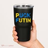I Stand With Ukraine Puck Futin Support Tumbler thumb 2