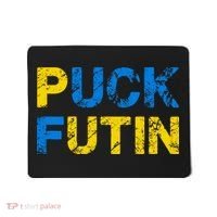 I Stand With Ukraine Puck Futin Support Mousepad thumb 0