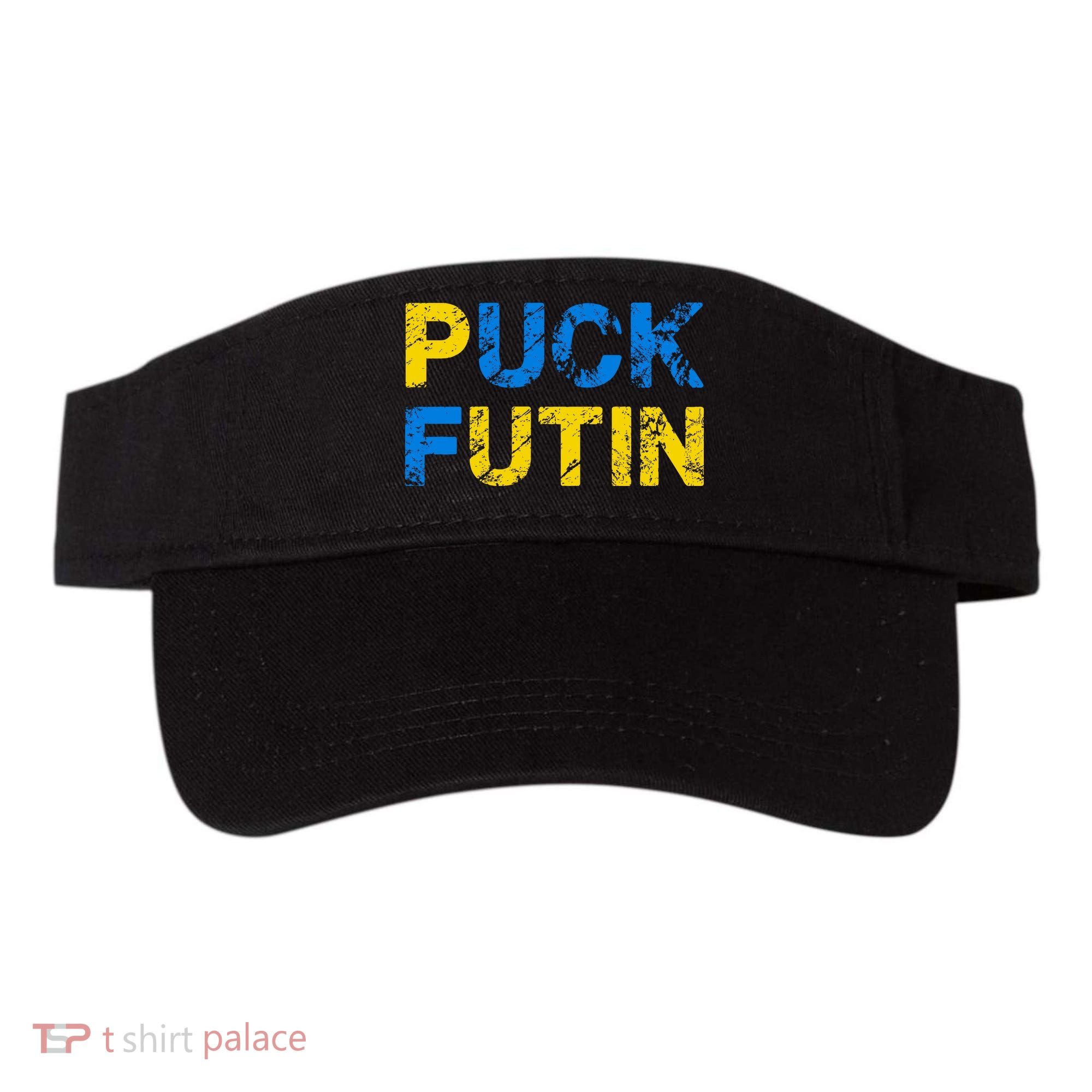 I Stand With Ukraine Puck Futin Support Visor