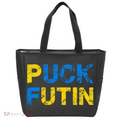 I Stand With Ukraine Puck Futin Support Tote Bag