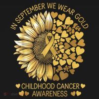 In September We Wear Gold Childhood Cancer Awareness T-Shirt thumb 7