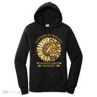 In September We Wear Gold Childhood Cancer Awareness Women's Hoodie thumb 0