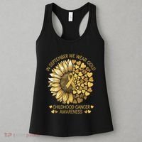 In September We Wear Gold Childhood Cancer Awareness Women's Tank Top thumb 3