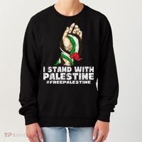 I Stand With Palestine For Their Freedom Free Palestine Women's Sweatshirt thumb 0