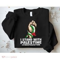 I Stand With Palestine For Their Freedom Free Palestine Sweatshirt thumb 2