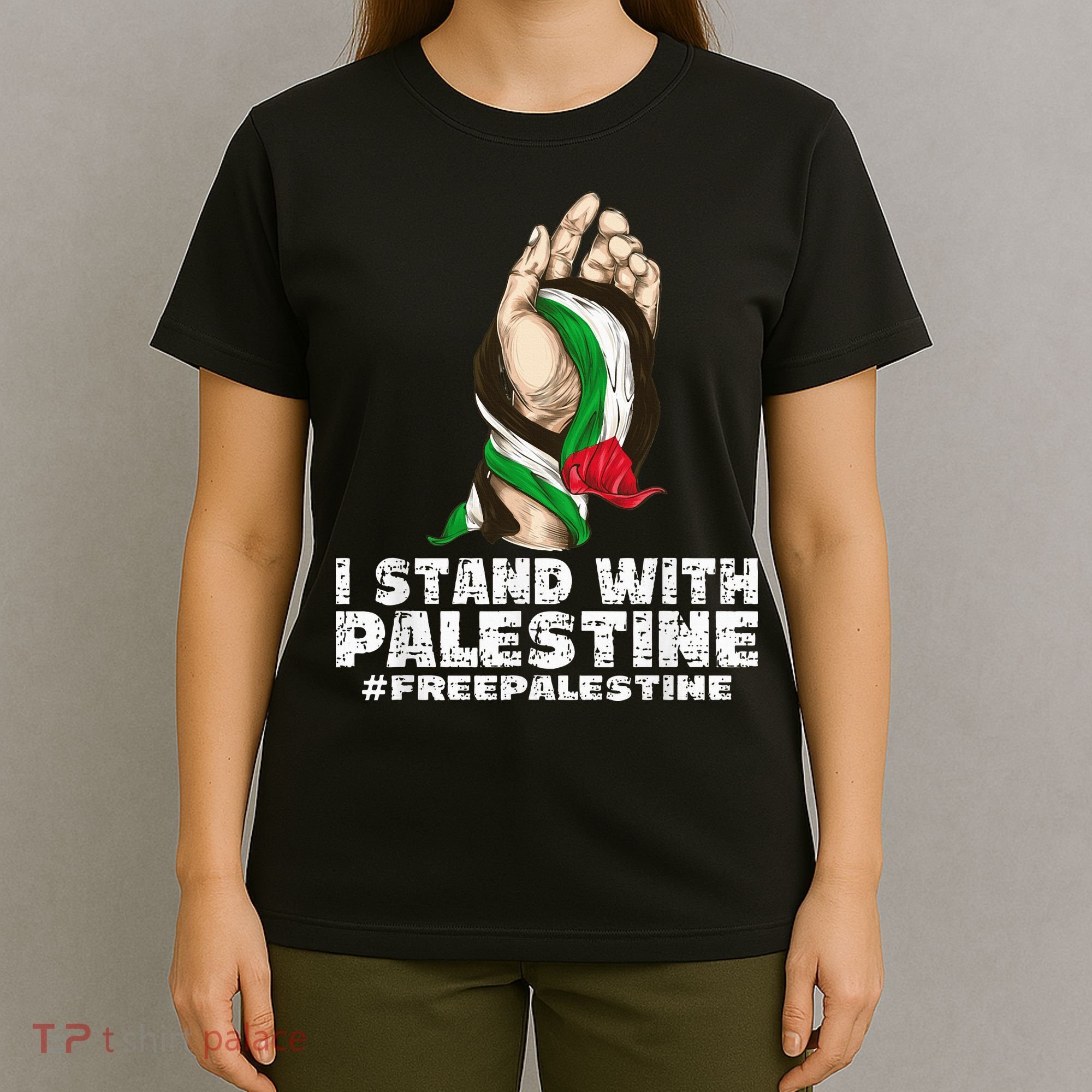 I Stand With Palestine For Their Freedom Free Palestine T-Shirt