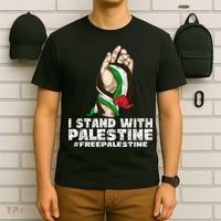 I Stand With Palestine For Their Freedom Free Palestine T-Shirt thumb 6