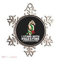 I Stand With Palestine For Their Freedom Free Palestine Ornament thumb 0