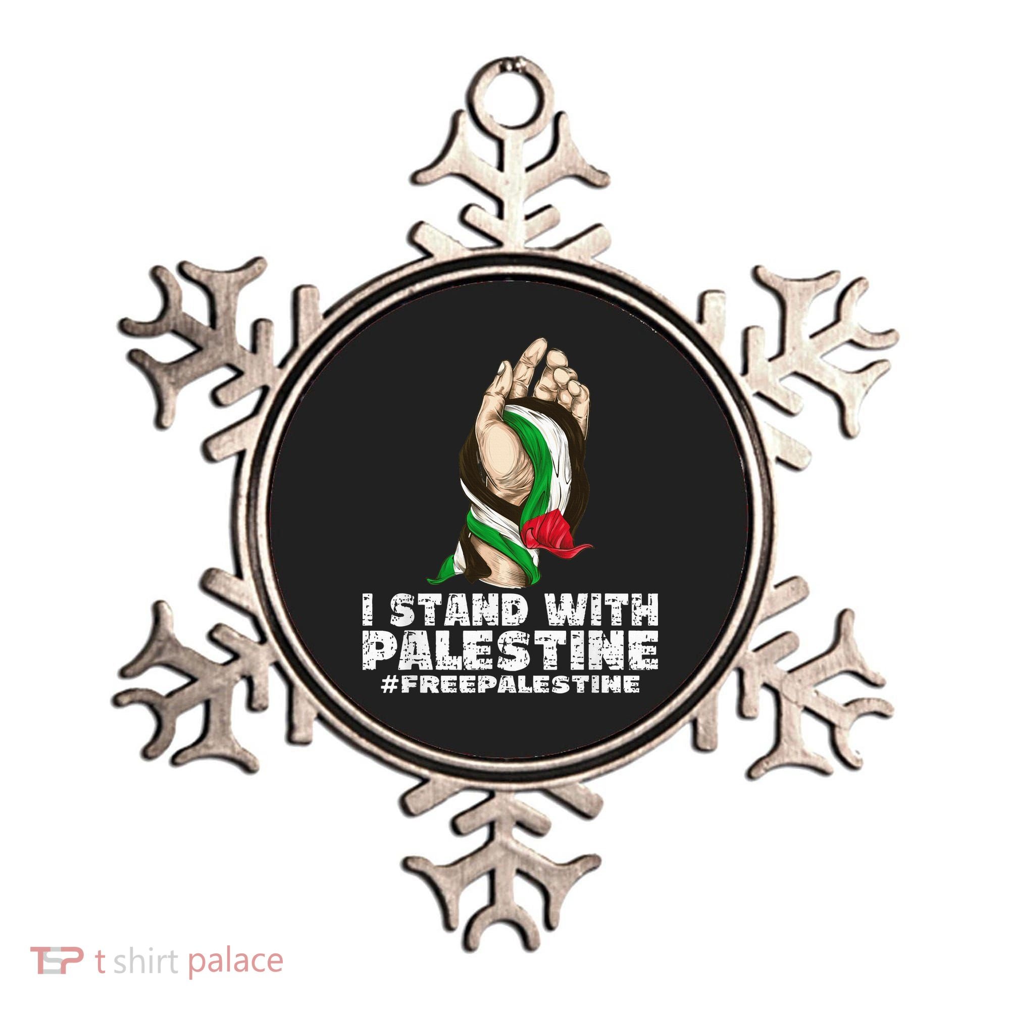 I Stand With Palestine For Their Freedom Free Palestine Ornament