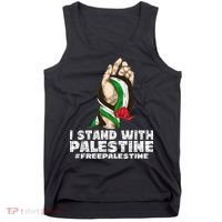I Stand With Palestine For Their Freedom Free Palestine Tank Top thumb 0