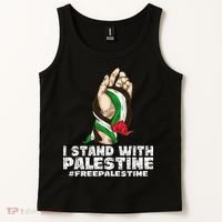 I Stand With Palestine For Their Freedom Free Palestine Tank Top thumb 2