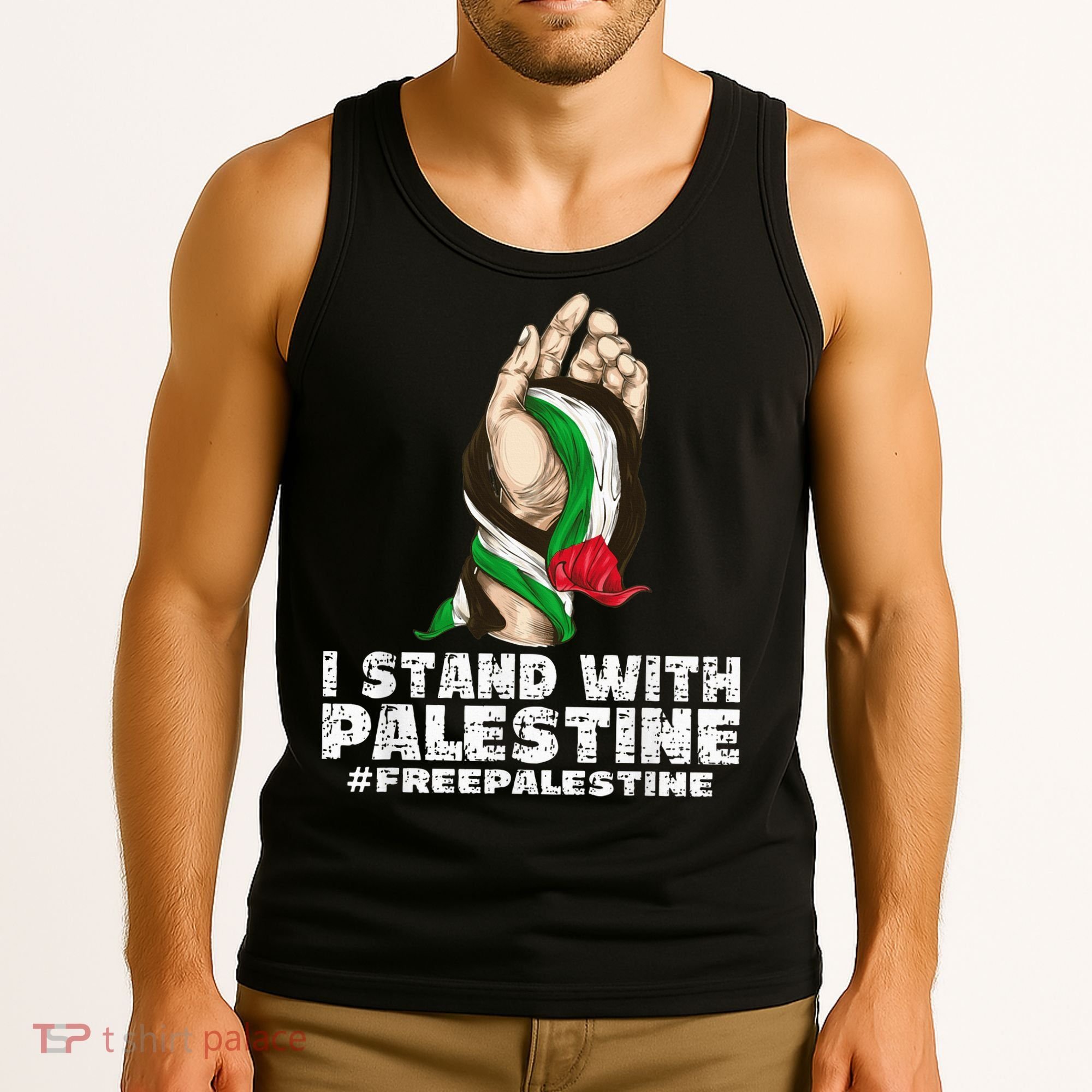 I Stand With Palestine For Their Freedom Free Palestine Tank Top