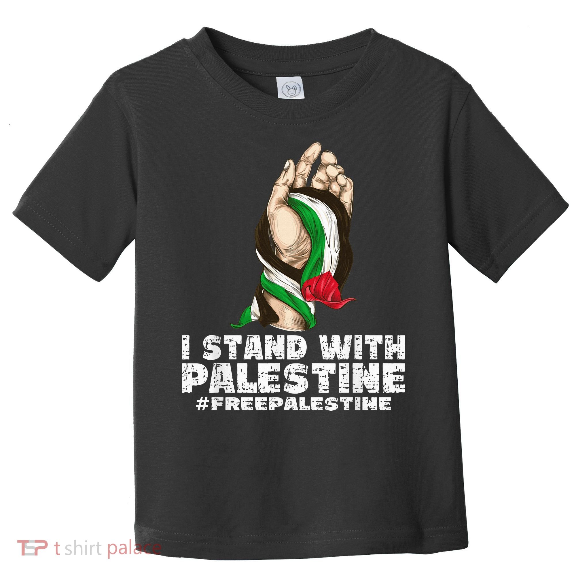 I Stand With Palestine For Their Freedom Free Palestine Toddler T-Shirt