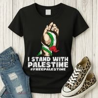 I Stand With Palestine For Their Freedom Free Palestine Women's T-Shirt thumb 3