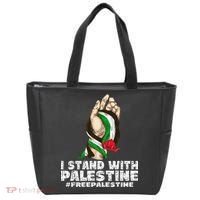 I Stand With Palestine For Their Freedom Free Palestine Tote Bag thumb 0