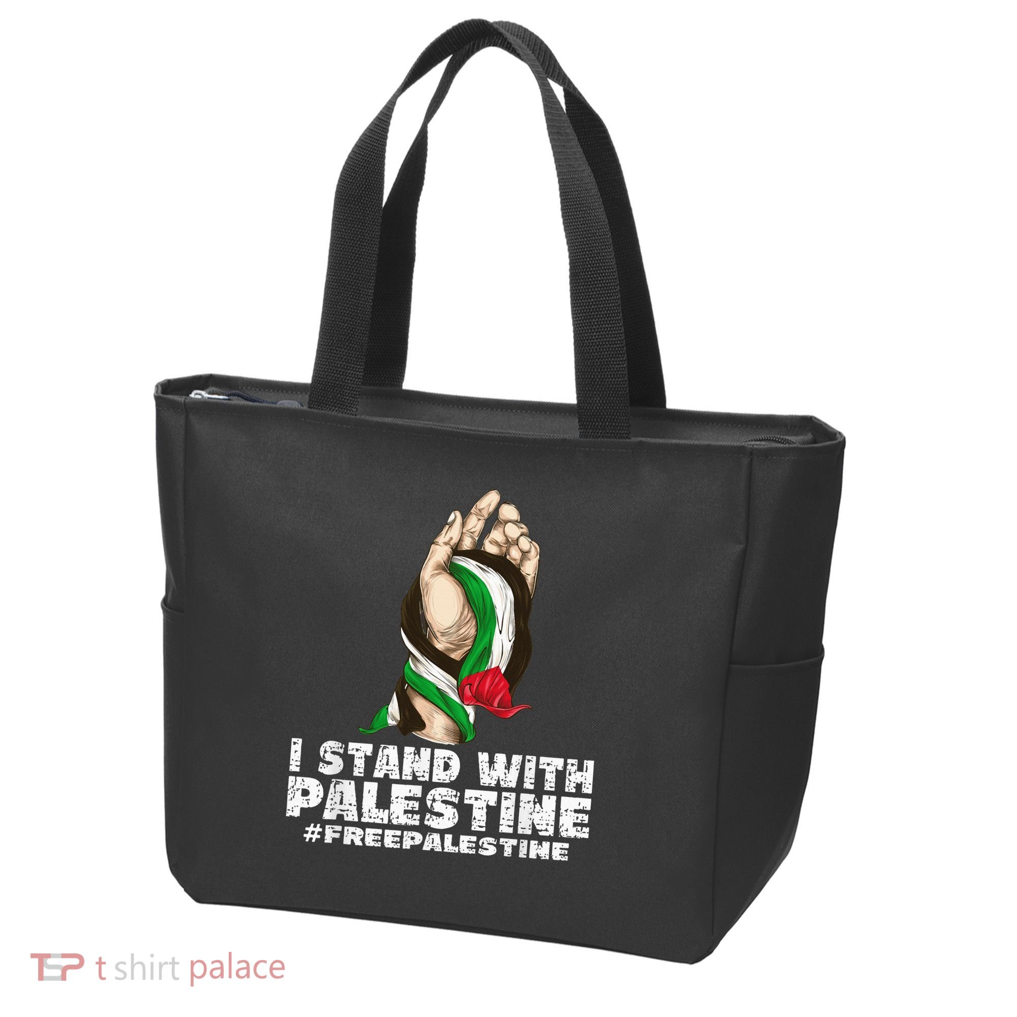 I Stand With Palestine For Their Freedom Free Palestine Tote Bag
