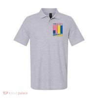 I Stand With Ukraine USA Flag Polo thumb 0