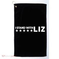 I Stand With Liz Support Liz Cheney Politic Golf Towel thumb 0