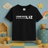 I Stand With Liz Support Liz Cheney Politic Toddler T-Shirt thumb 3
