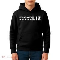 I Stand With Liz Support Liz Cheney Politic Kids Hoodie thumb 4