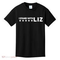 I Stand With Liz Support Liz Cheney Politic Kids T-Shirt thumb 0