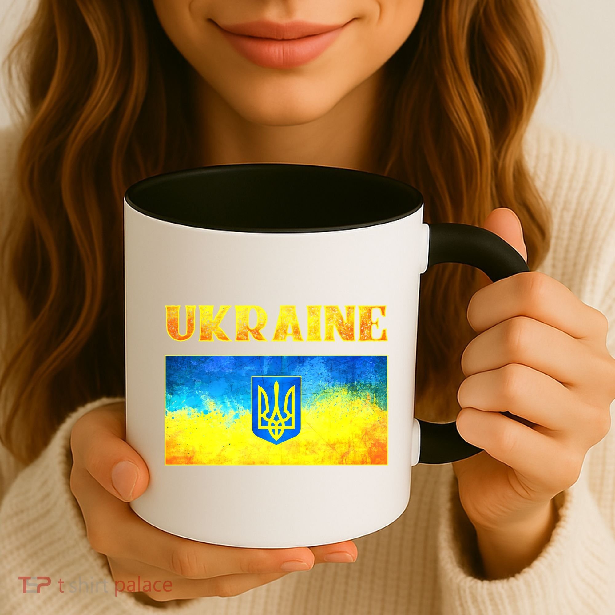 I Stand With Ukraine Gift Ukrainian Flag Ukraine Funny Gift Coffee Mug