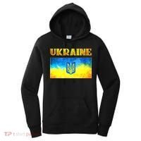 I Stand With Ukraine Gift Ukrainian Flag Ukraine Funny Gift Women's Hoodie thumb 0