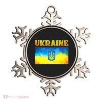 I Stand With Ukraine Gift Ukrainian Flag Ukraine Funny Gift Ornament thumb 0