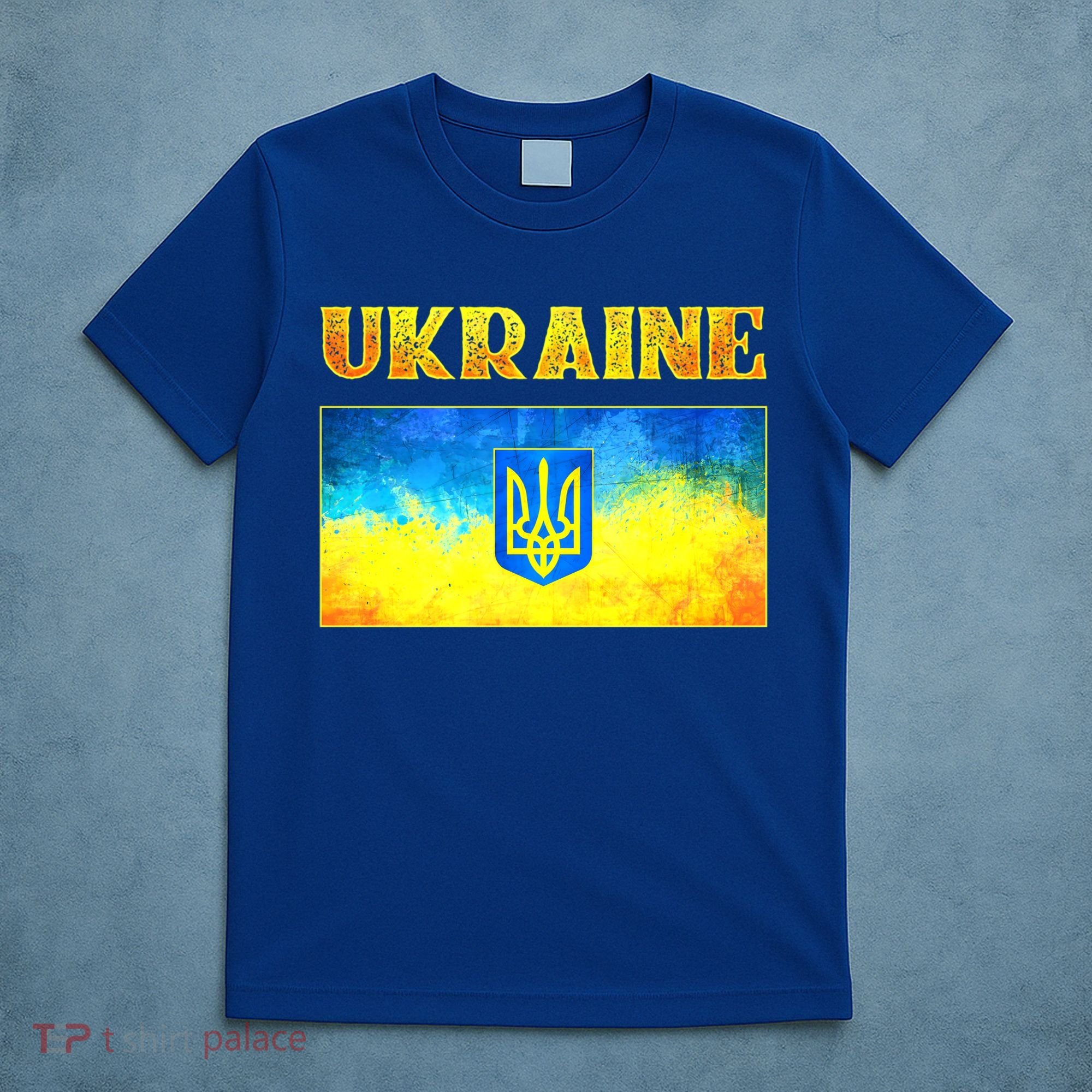 I Stand With Ukraine Gift Ukrainian Flag Ukraine Funny Gift T-Shirt
