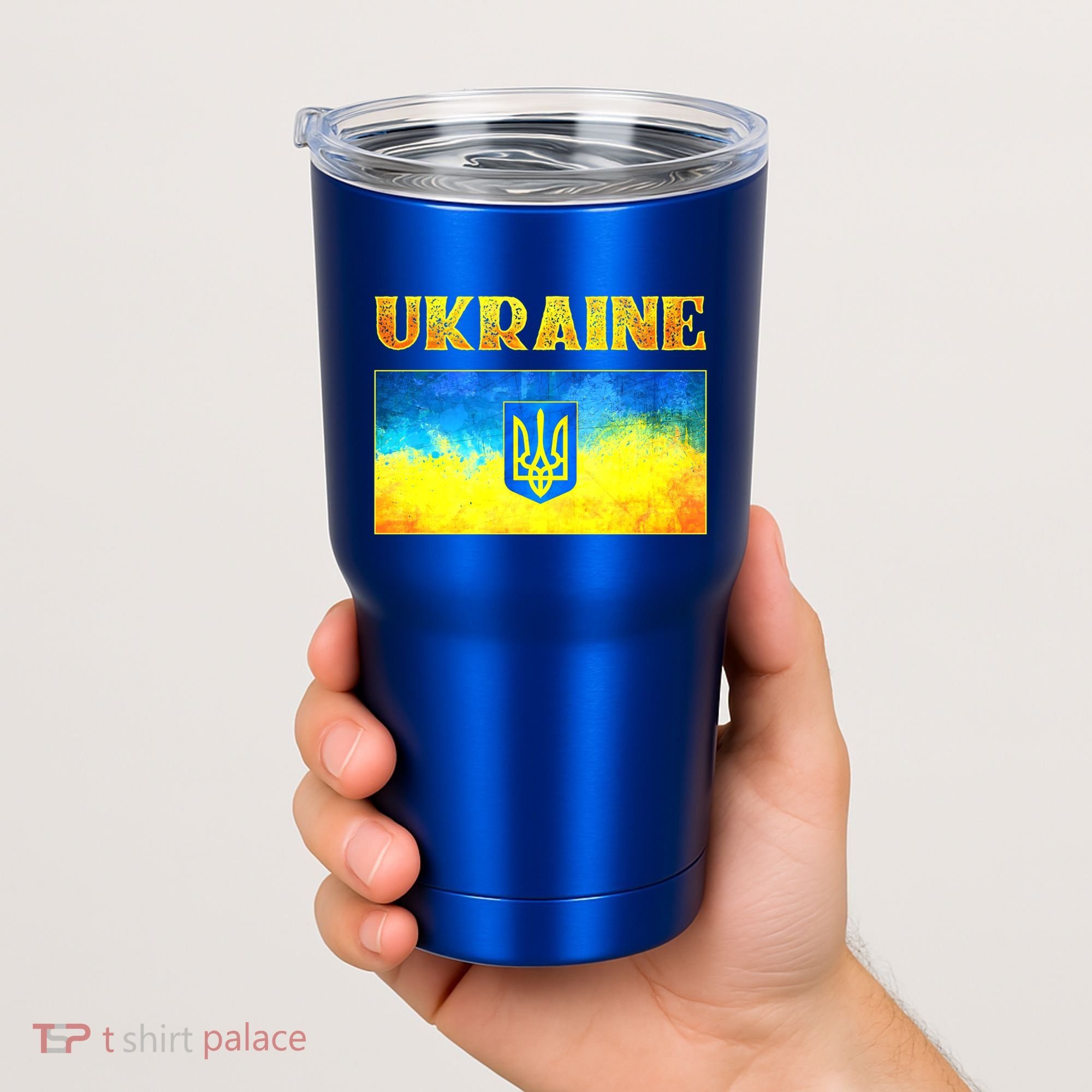 I Stand With Ukraine Gift Ukrainian Flag Ukraine Funny Gift Tumbler