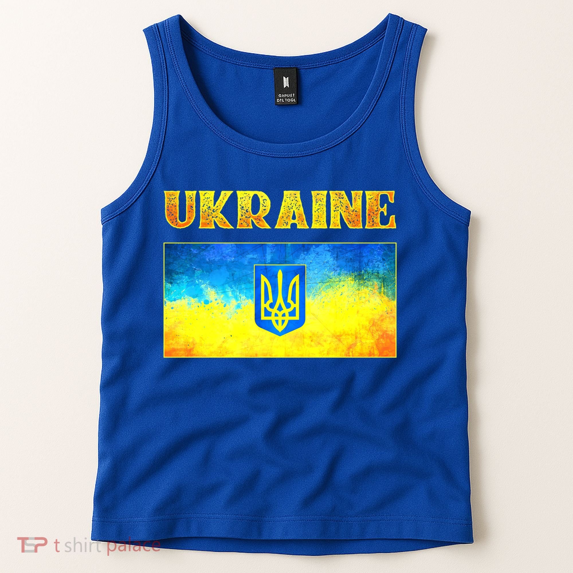 I Stand With Ukraine Gift Ukrainian Flag Ukraine Funny Gift Tank Top
