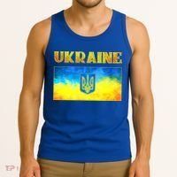 I Stand With Ukraine Gift Ukrainian Flag Ukraine Funny Gift Tank Top thumb 3