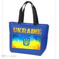 I Stand With Ukraine Gift Ukrainian Flag Ukraine Funny Gift Tote Bag thumb 3