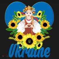 I Stand With Ukraine Traditional Ukrainian Sunflower Girl Polo thumb 3