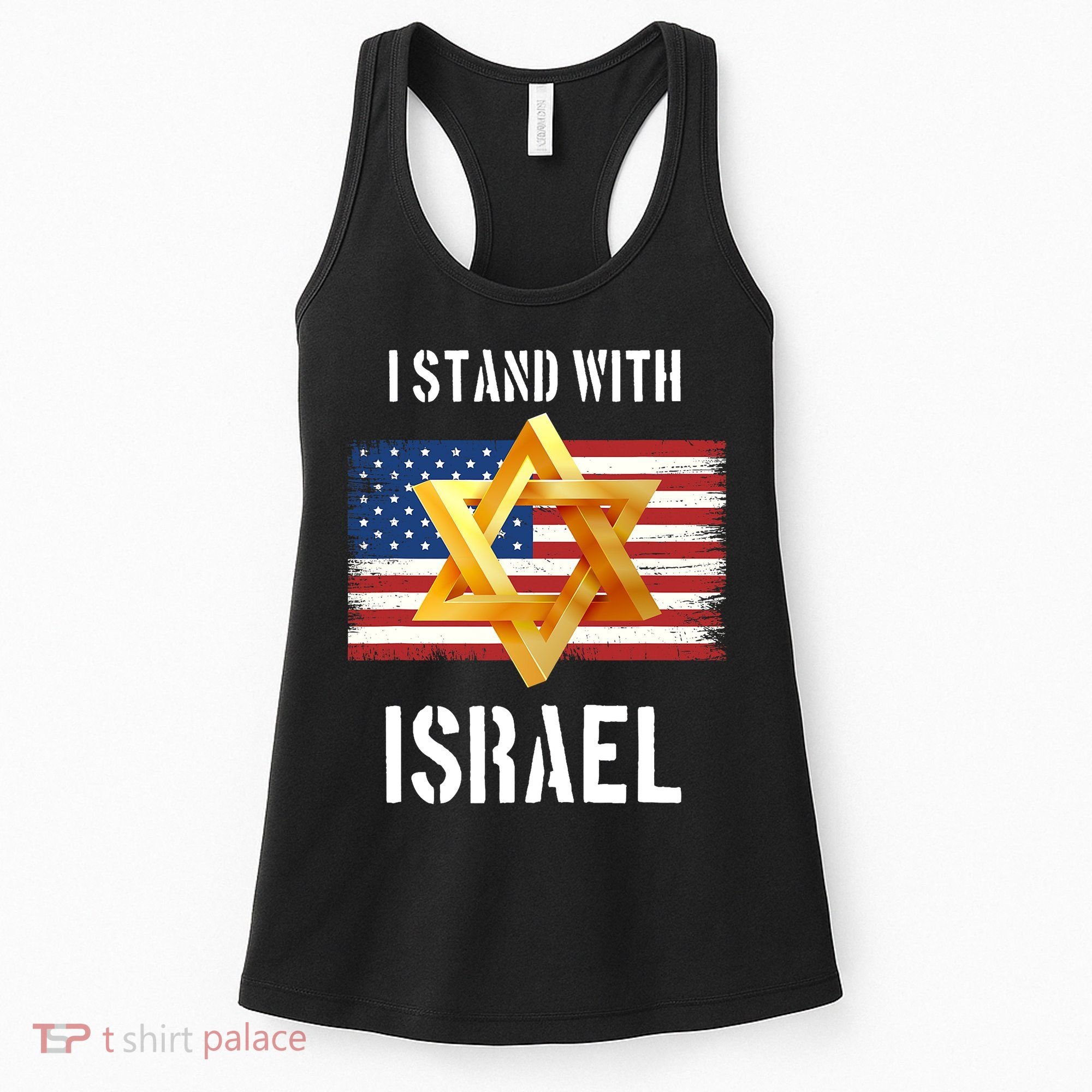 I Stand With Israel Israel Palestine Conflict Support Israel Women's Tank Top