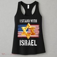 I Stand With Israel Israel Palestine Conflict Support Israel Women's Tank Top thumb 3