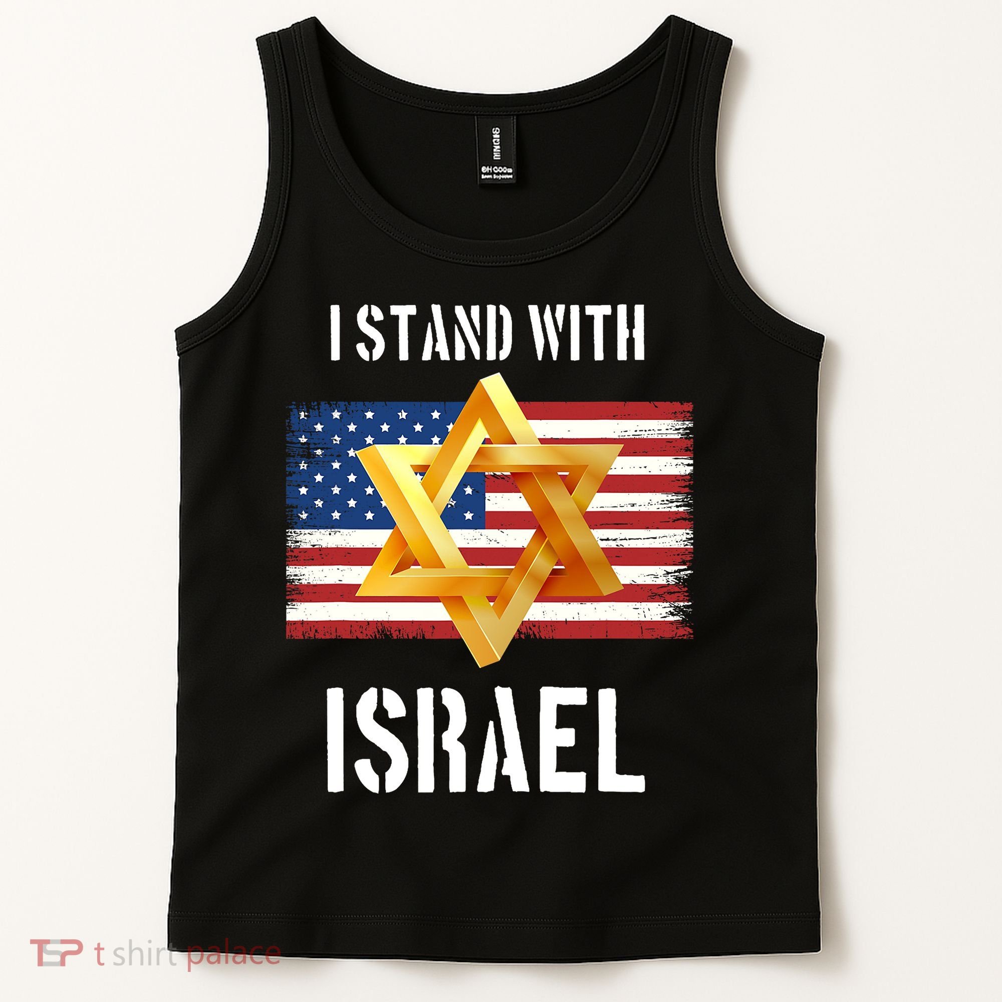 I Stand With Israel Israel Palestine Conflict Support Israel Tank Top