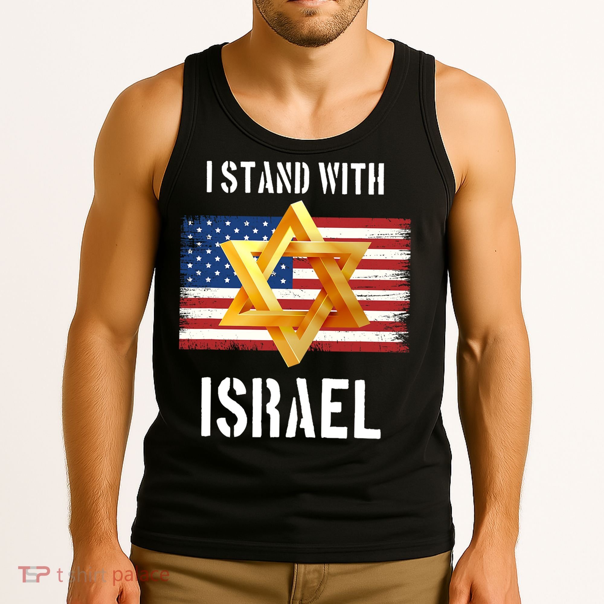 I Stand With Israel Israel Palestine Conflict Support Israel Tank Top