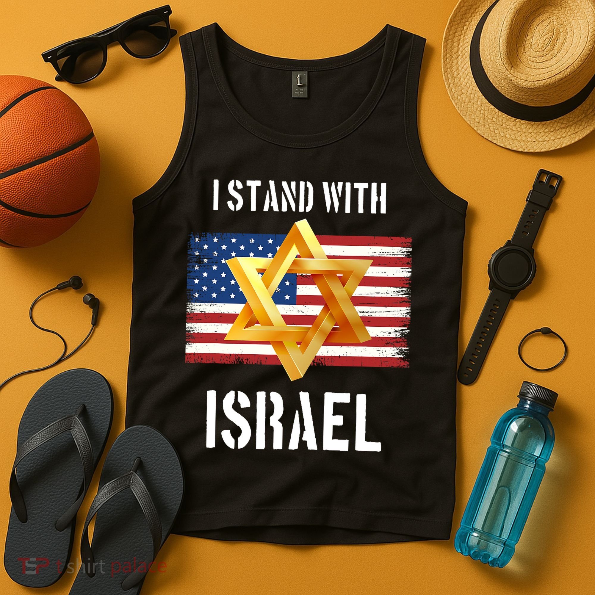 I Stand With Israel Israel Palestine Conflict Support Israel Tank Top