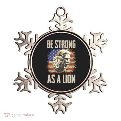 I Stand With Trump Be Strong As A Lion Ornament