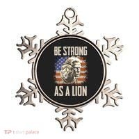 I Stand With Trump Be Strong As A Lion Ornament thumb 0