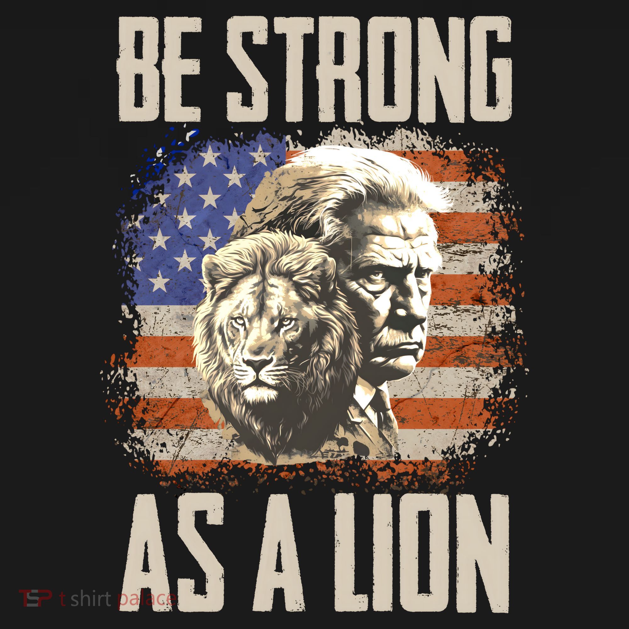 I Stand With Trump Be Strong As A Lion Women's Tank Top