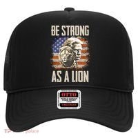 I Stand With Trump Be Strong As A Lion Hat thumb 0