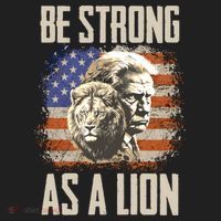I Stand With Trump Be Strong As A Lion Hat thumb 2