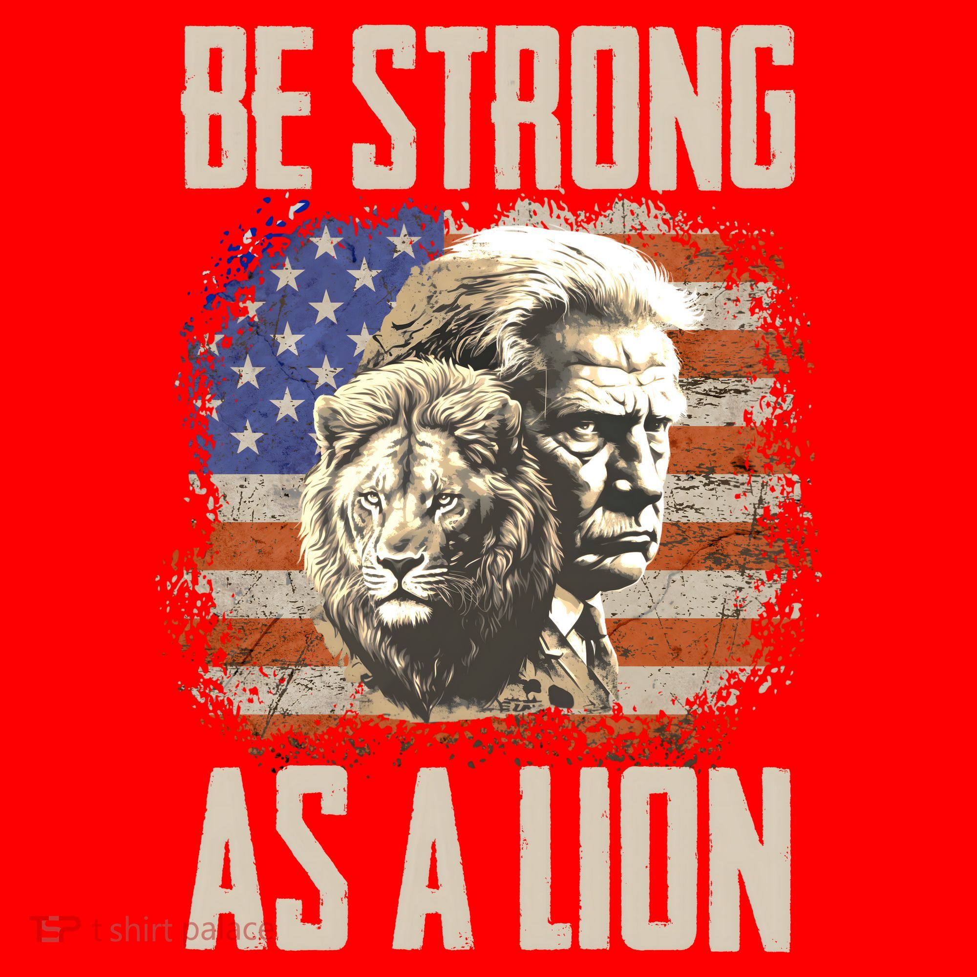 I Stand With Trump Be Strong As A Lion Santa Hat