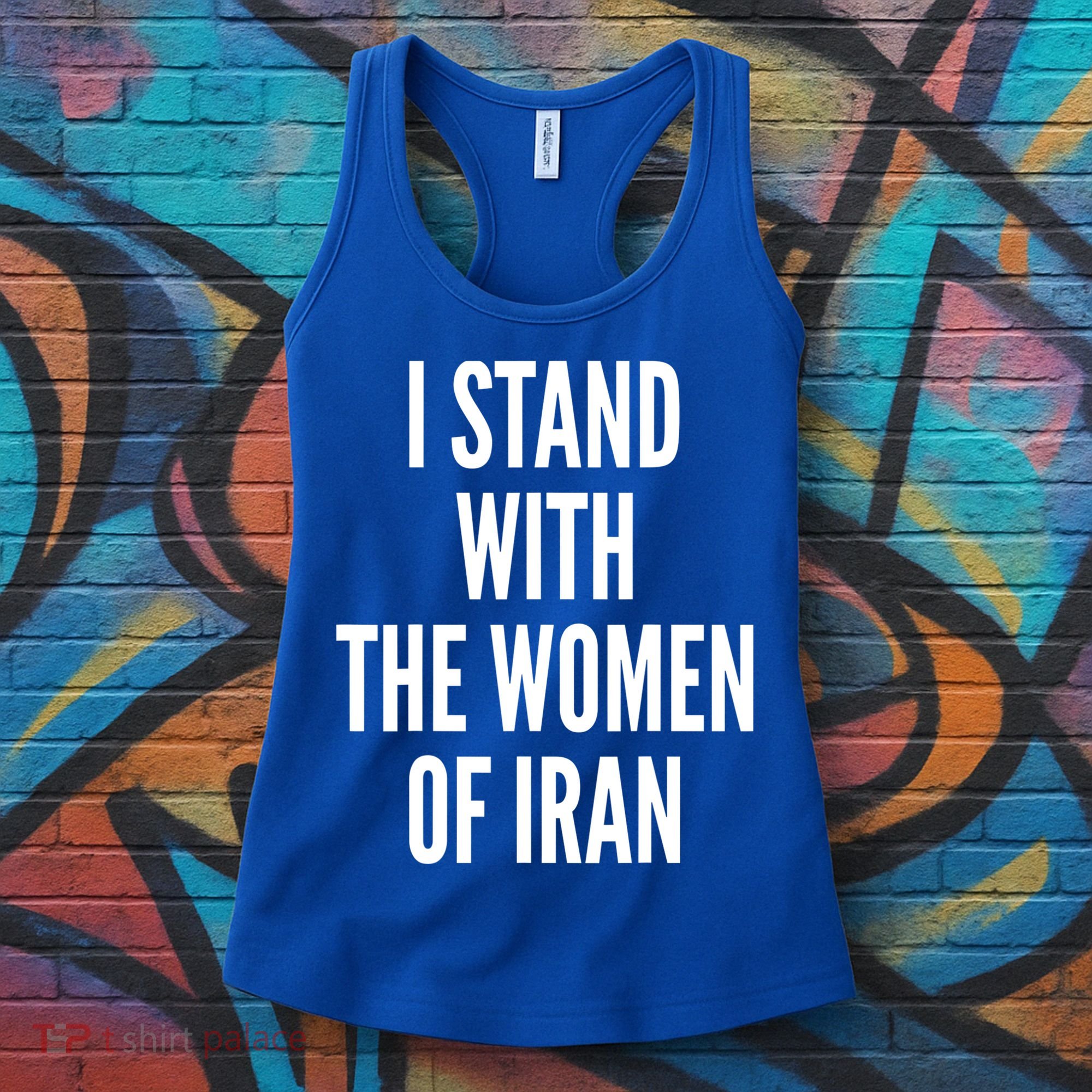 I Stand With The Women Of Iran Iranian Flag, #Freeiran FIST Women's Tank Top
