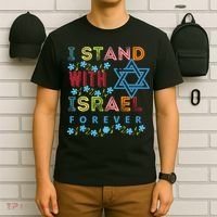 I Stand With Israel Forever/ Christians Supporting Jewish T-Shirt thumb 6