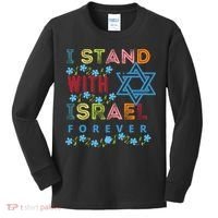 I Stand With Israel Forever/ Christians Supporting Jewish Kids Long Sleeve Shirt thumb 0
