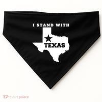 I Stand With Texas USA-Made Doggie Bandana thumb 0