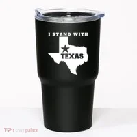 I Stand With Texas Tumbler thumb 0